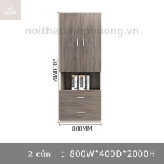 Tủ Hồ Sơ Văn Phòng Gỗ Hiện Đại M2