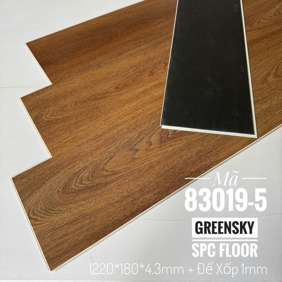 Sàn nhựa SPC giả gỗ, hèm khóa 4mm mã 1002-17