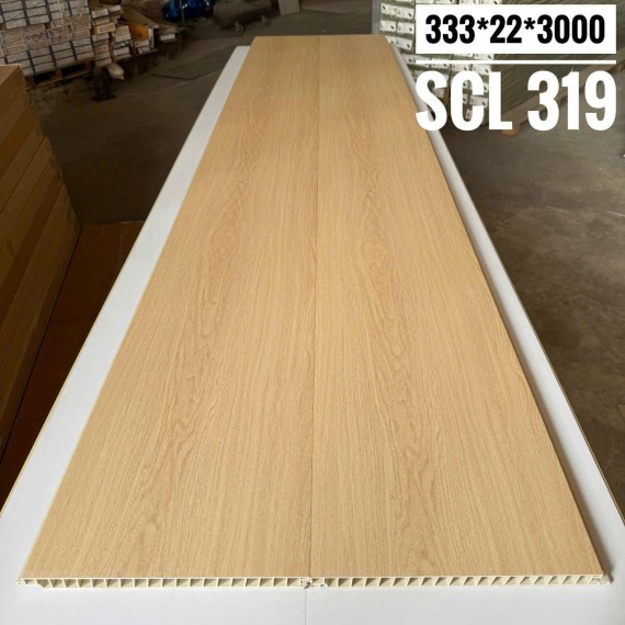 Sàn nhựa chịu lực dày 22mm. Mã màu 319