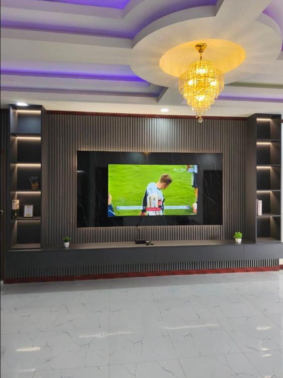 Mẫu Vách kệ TV Phòng Khách Hiện Đại