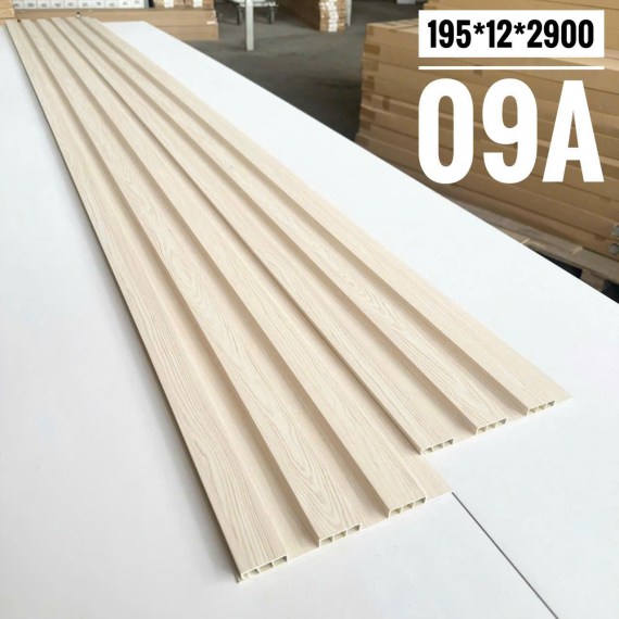 Lam nhựa ốp tường 3 sóng thấp 12mm