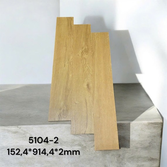  Sàn nhựa giả gỗ viny dán keo thương hiệu Korea 2mm. Mã màu 5104