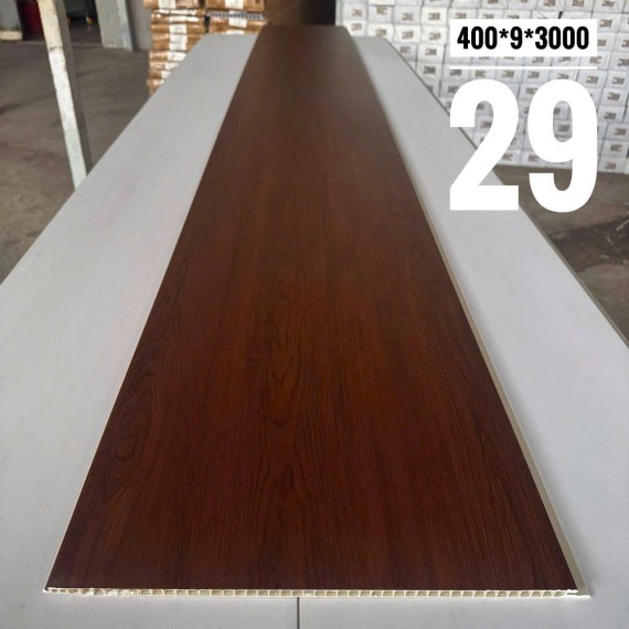 Tấm ốp tường trần Nano 9mm. Mã màu 36, kích thước tiêu chuẩn 400mm x 9mm x 3000mm