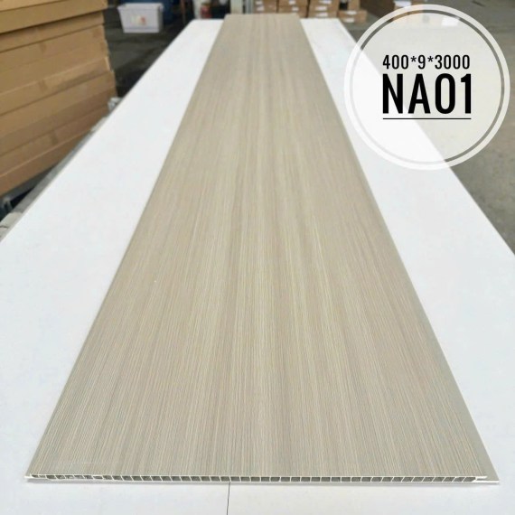 Tấm  nhựa ốp tường nano 400*9*3000mm. Mã màu 01