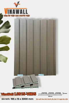 Tấm Nhựa Ốp Tường Lam 3 Sóng Vinawall L3S15-VN05
