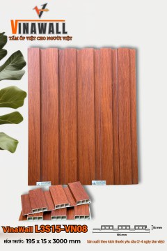 Tấm Nhựa Ốp Tường Lam 3 Sóng Vinawall L3S15-VN08