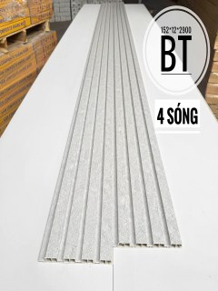 Tấm Nhựa Ốp Tường Lam 4 Sóng Thấp Bê tông Homesky       