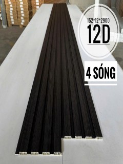 Lam Nhựa Ốp Tường 4 Sóng Thấp Homesky 12D