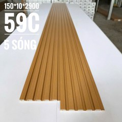 Tấm Nhựa Ốp Tường Lam 5 Sóng 59C  Homesky       