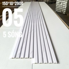 Lam Nhựa Ốp Tường 5 Sóng Thấp MM05  Homesky        