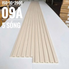 Lam Nhựa Ốp Tường 5 Sóng Thấp 09A  Homesky         