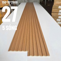 Tấm Nhựa Ốp Tường Lam 5 Sóng MM27 Homesky       