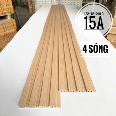 Lam Nhựa Ốp Tường 4 Sóng Thấp Homesky 15A 
