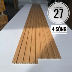 Tấm Nhựa Ốp Tường Lam 4 Sóng Thấp MM27 Homesky                   