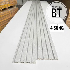 Tấm Nhựa Ốp Tường Lam 4 Sóng Thấp Bê tông Homesky       