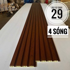 Tấm Nhựa Ốp Tường Lam 4 Sóng Thấp MM29 Homesky                    
