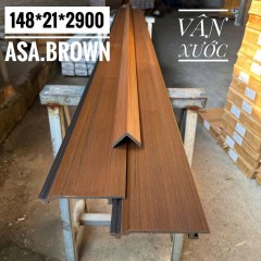 Tấm Ốp Ngoài Trời 1 Sóng Asa Brown Vân Xước - Giải Pháp Đẳng Cấp Cho Không Gian Ngoại Thất 